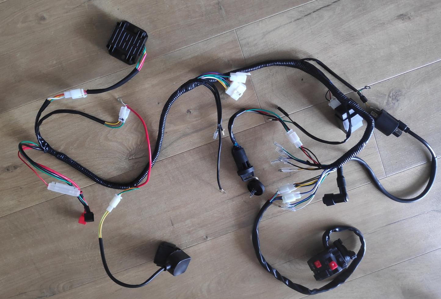 Go Kart wire harness twin plug CDI