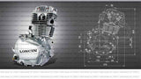 Loncin CBD 250cc OHC engine