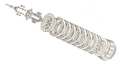 Loncin 150cc to 250cc Clutch 6 Bolt